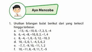 Matematika Kelas 7 Bilangan Bulat